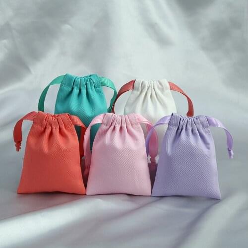 20Pcs Cotton Jewelry Bag Packaging Pouch Cotton Drawstring Bags Candy Wedding Party Makeup Gift Bags Wrapping Supplly