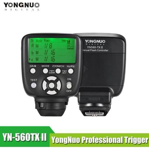 Yongnuo YN560-TX N II YN560TX II N Trigger Wireless Flash Controller for Nikon DSLR Camera YN-560 III YN560 IV Flash Speedlite