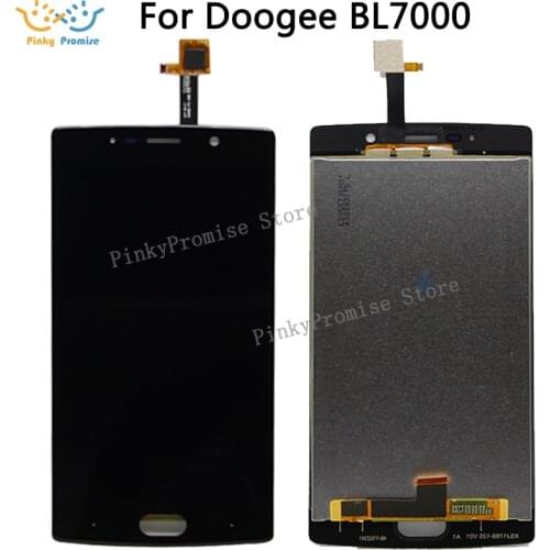 For Doogee BL7000 LCD Display+Touch Screen 100% Original LCD Digitizer Glass Panel Replacement For Doogee BL7000( short cable )