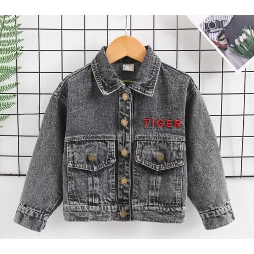 IENENS Kids Outwear Boys Denim Coat Clothes Children Girl Causal Jackets Baby Boy Classic Jeans Coats Tops Clothing