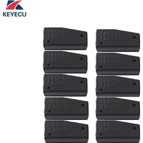 KEYECU Pack of 10, 4D61 Transponder Chip Carbon (TP26) 40bit for Mitsubishi