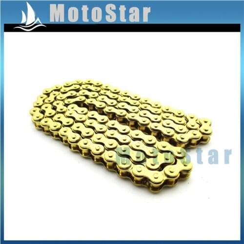Chinese ATV Gold 420 Chain 104 Links For 110cc 125cc Lifan YX Zongshen Engine Rocket Sunl Taotao Kazuma Quad 4 Wheeler