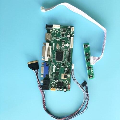 Kit for LTN133AT17-T05 13.3" Controller board LED DIY M.NT68676 40pin DVI HDMI Screen Panel 1366X768 AUO Display LCD VGA