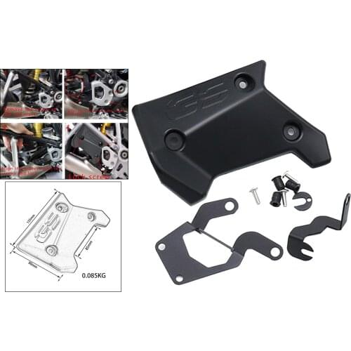 Motorcycle Exhaust Flap Cover, Frame Infill Side Panel Guard Protection 155x90mm Fit for BMW R1250GS R1200GS LC 13-19