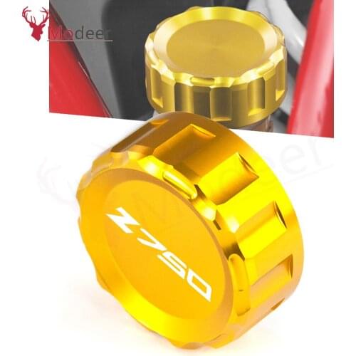 Motorcycle CNC Front or Rear Brake Fluid Reservoir Cap Cylinder Cover For KAWASAKI Z750 Z750S ZR750 ZR7S ZX6 ZX6R ZX6RR ZX7R