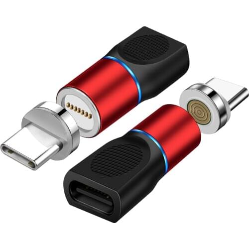 QC3.0 3A USB Type C Magnetic Adapter Data Transmit Support Type-C to Micro USB Type-C Magnetic Charger for Xiaomi Samsung