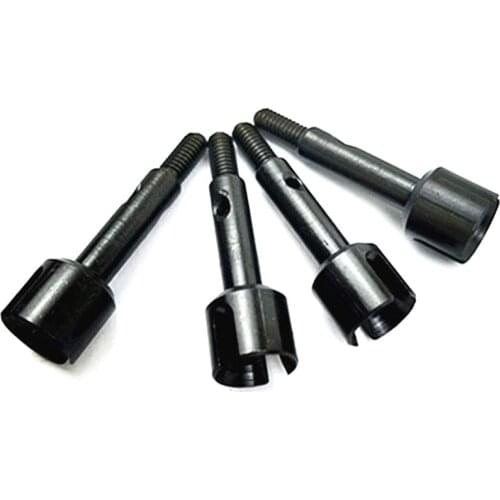 4Pcs Metal Wheel Axle Drive Shaft Cup for Wltoys 144001 124019 124018 RC Car Upgrades Parts Accessories