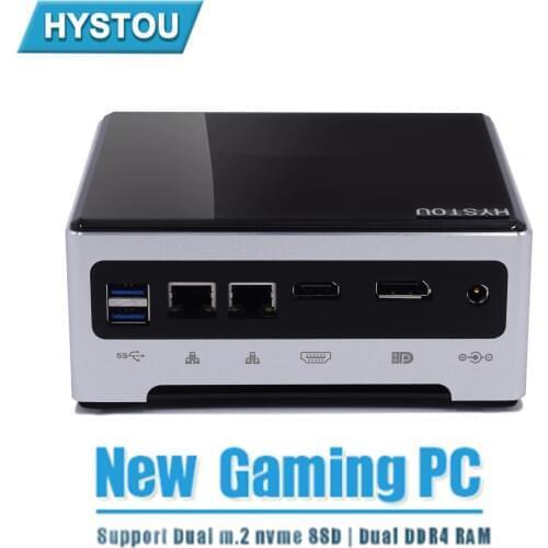 Mini Business Desktop PC Intel Quad-core i7-7700HQ i7-7820HK Dual DDR4 Pre-installed with Windows 10 Pro(64bit) OS