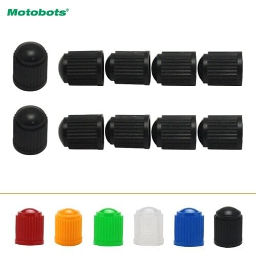 MOTOBOTS 100Pcs Universal 6-Color Plastic Car Valve Caps Bicycle Motorcycle Wheel Tyre Air Valve Stem Caps#3875