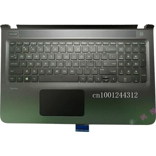 95New Original For HP Pavilion 15-AK 15T-AK Palmrest Upper Case Keyboard Bezel Cover US 832805-001