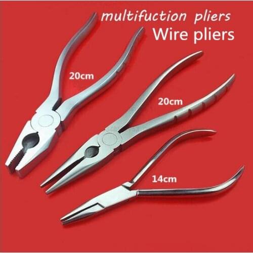 Orthopedic instrument Medical stainless steel Wire scissors pliers multifunction pliers kirschner wire cutter 14 20cm DIY tool