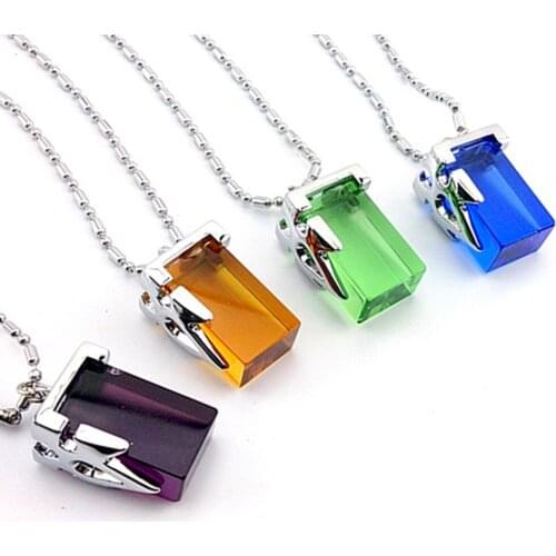 Bsarai Sword Art Online SAO ALO Kirigaya Kazuto Kirito Yuki Asuna transfer crystal cosplay Necklace
