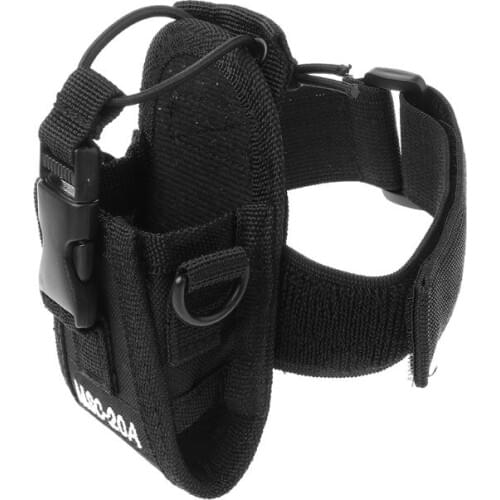 Adjustable Nylon Interphone Sheath Armband Tactical Bag Arm Band Armlet for Multiple Walkie Talkie Tactical Bag Use