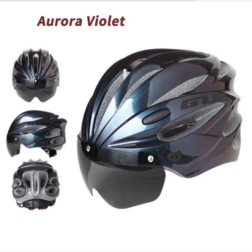 Gub K80 Plus Helmets Safe Men Women Cycling Helmet With Adsorption Magnet Glasses Integrally Molded MTB Road Bike Cap