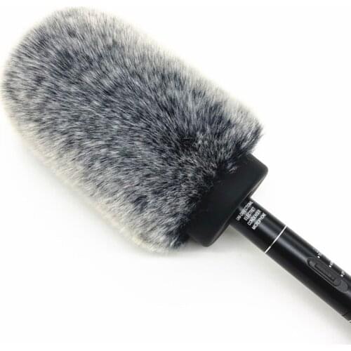 Blue Mantis Dead Cat Windscreen Furry For Mke600 Ecm673674 MicrophoneFur Windshield Protection Outdoor Interview Mic Cover 12cm