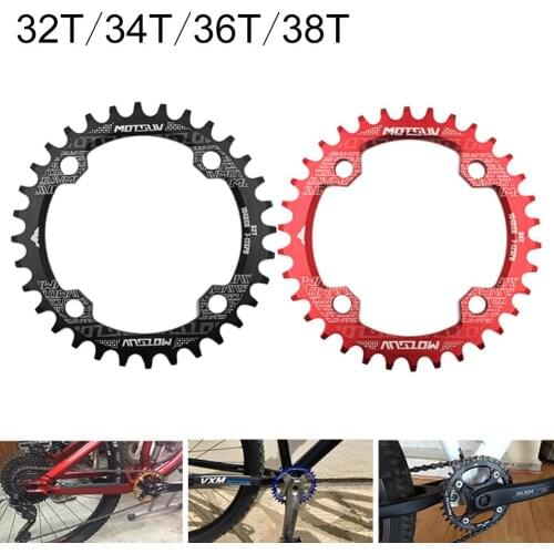32/34/36/38T 104BCD Aluminium Alloy Bicycle Road Bike MTB Chainring Chainwheel Bicycle Crank Bike Circle Crankset Single Plate