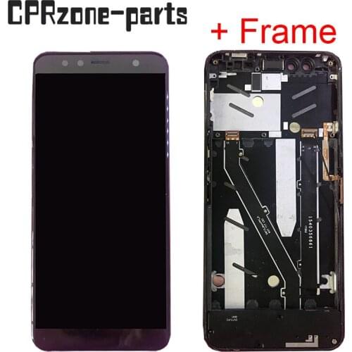 5.99" Black / Blue + Frame For Gome U7 2017M27A LCD Display With Touch Screen Digitizer Sensor Panel Assembly