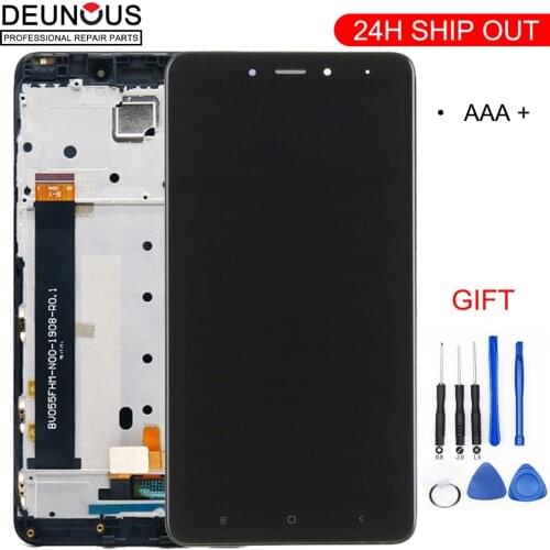 Display For Xiaomi Redmi Note 4 LCD Display With Frame Touch Screen Display On Redmi Note 4 MTK Helio X20 LCD Display Assembly