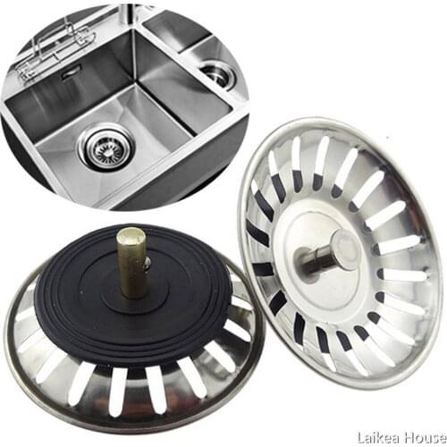 Stopper Sink Filter Bathroom Kitchen Supplies Stainless Steel Sink Filter Kitchen Hair Catcher Sink Filter 1PCS New Accessories