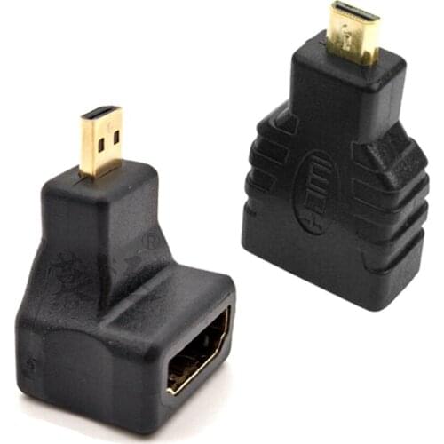 Micro HDMI- compatible Male to HDMI Female Adapter Type D to A HDMI Connector Converter Adapter for Xbox 360 for PS3 HDTV