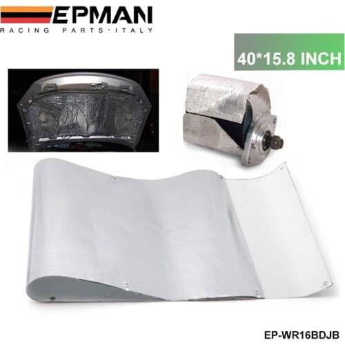 Aluminium Heat Barrier-Protects Plastics And Components 40*15.8inch For VW Golf MK6 GTi 2.0 Turbo CCZA 08-15 EP-WR16BDJB