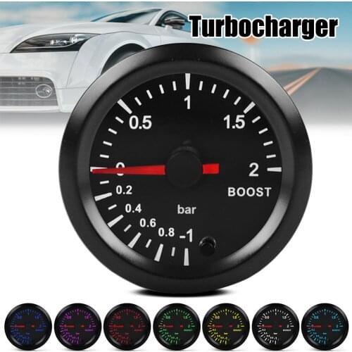 Car Universal Turbocharger 2Bar 52mm Pointer Racing Auto Vehicle Modification Parts Tool Car Styling