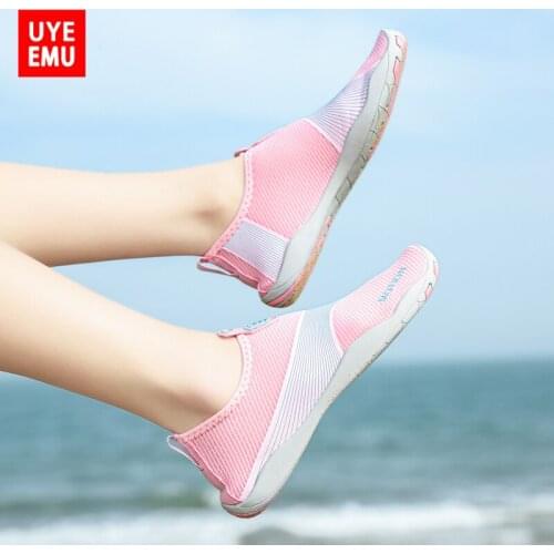 UYEEMU Treadmill Dedicated Female Non-Slip Couple Diving Beach Snorkeling Rafting Swimming Quick-Drying Mens Wading Shoes 35-46