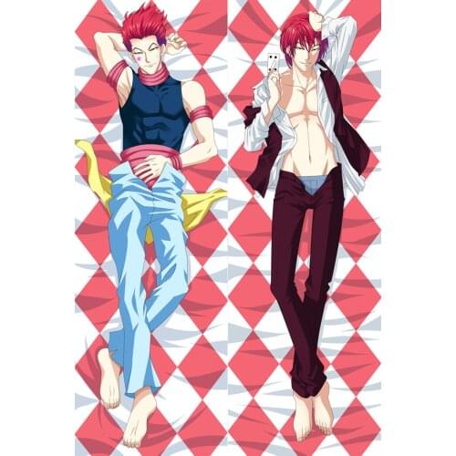HUNTER×HUNTER Hisoka Coplay Dakimakura Body Pillow Case cover