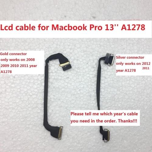 Display Cable New For Macbook Pro Retina A1278 13" LCD Screen LVDS Flex Cable Mid 2012 MD101 MD102 2008 2009 2010 2011 2012