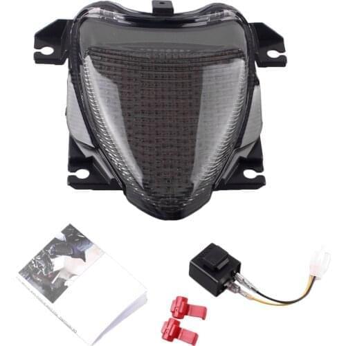 E-Mark For SUZUKI M109 M109R 2006 2007 Motorcycle Rear Turn Signal Lamp Brake Taillight Tail Light Integrated LED