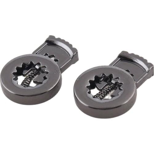 Cord Stopper,Spring Cord Lock Single Hole Rope buckles Lock Toggle Stop End For Rope adjusted 6mm hole gunmetal 10pcs