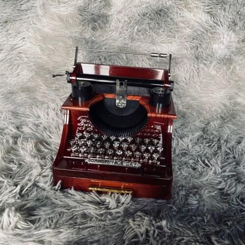 Simulation Typewriter Music Box музыкальная шкатулка Birthday Gift For Girls Girlfriends Friends Children Gifts Home Decorative