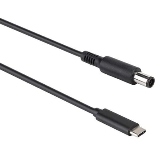 Power Adapter Cable, Type-C Male to 7.4mm x 5.0mm Power Adapter Cable Special for Dell Series Notebook