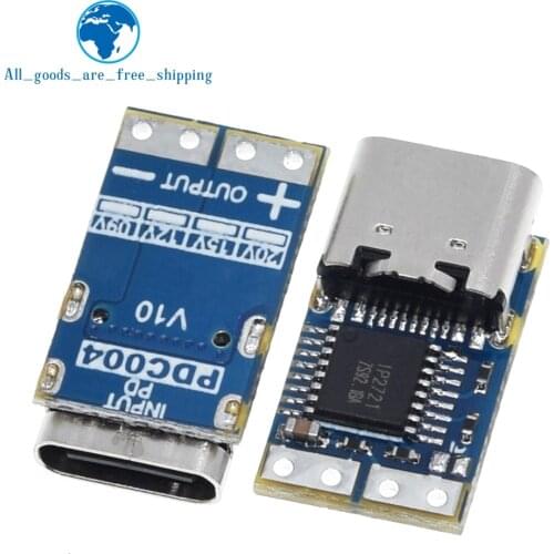 Type-C PD decoy module PD2.0 PD3.0 to DC DC trigger extension cable QC4 charger 9V 12V 15V 20V Fast Quick Charger Circuit Board