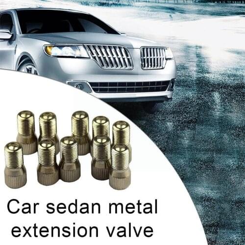 Bicycle Inflatable Air Nozzle Replacement Parts Car Extension Tube Extension Extender Valve 39mm Rod Accessories Metal