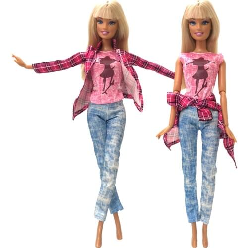 NK 2020 Newest Doll Dress Beautiful Handmade Party ClothesTop Fashion Dress For Barbie Noble Doll Best Child Girls'Gift 054A DZ