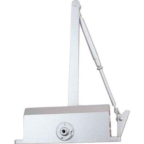 80-110kg Fire Rated Door Heavy Duty Automatic Aluminum Door Closers Speed Adjustable Spring Mute Closing