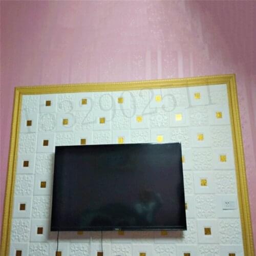 3D Self Adhesive Wall Sticker Border Free Cut Home Decor Waterproof Tile PE Foam Top Corner Line DIY Molding Trim Bedroom