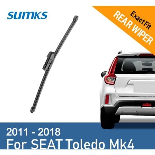 SUMKS Rear Wiper Blade for SEAT Toledo Mk4 2011 2012 2013 2014 2015 2016 2017 2018