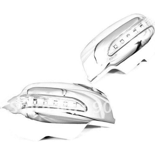 High Quality Chrome Mirror Cover With LED Side Blinker for Mazda 6 / Atenza 08-09 free shipping