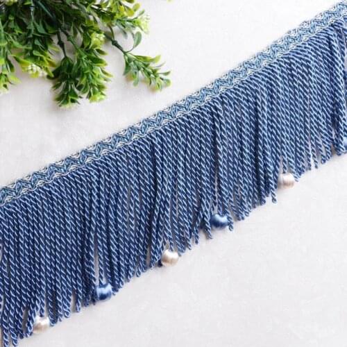 12yards/lot High -end Curtains Tassel Fringe Hanging Lace Trimmings Fringes Diy Home Sewing Decorations borla poliester flecos