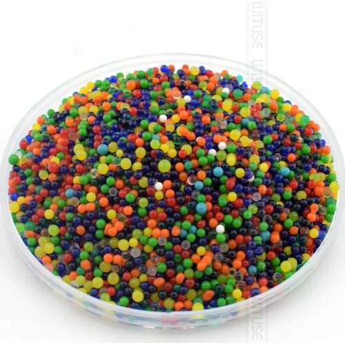 100/500Pcs/bag Crystal Soil Hydrogel Gel Polymer Water Beads Decoration Maison Growing Water Balls Home Decor