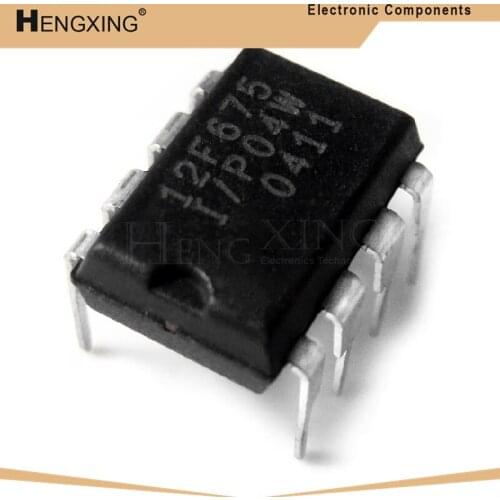 2piece PIC12F675-I/P 12F675 PIC12F675 PIC12F629-I/P PIC12F629 12F629 SAME DIP-8 In Stock