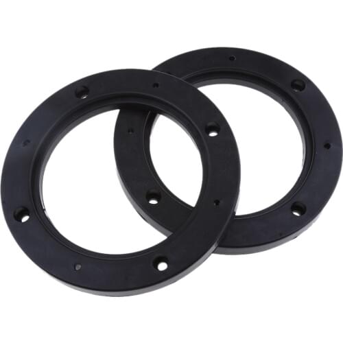 2pcs Universal Black 4inch Car Stereo Audio Speaker Mounting Spacer Rings Adaptor