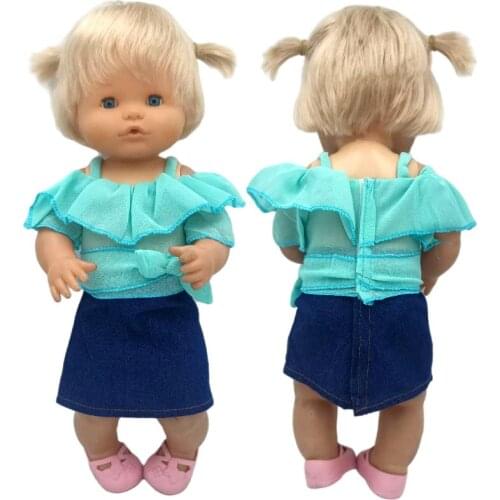 40cm Babies doll clothes sports suit Ropa Y Su Hermanita 16 inch Nenuco doll clothes