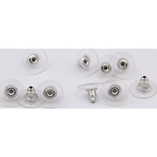 Yage 12*7mm 500pcs Metal Earring Backs Stoppers Earnuts Stud Earring Plugs DIY Jewelry Findings for jewelry making