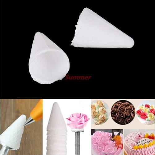 80Pcs/Pack Practical Kitchen Glutinous Rice Cake Edible Bakeware Tools For Cakes Rose Flower Piping Dessert edible flowers bake