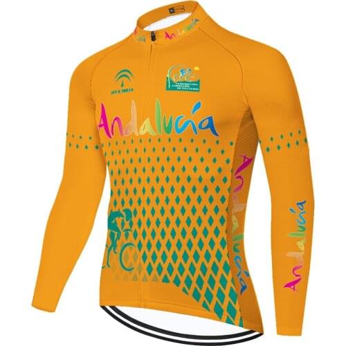 Andalucia Summer Spirng Tenue Velo Equipamento Masculino Cyclisme Homme Maillot Camiseta Ciclismo Jersey Ciclismo Hombre