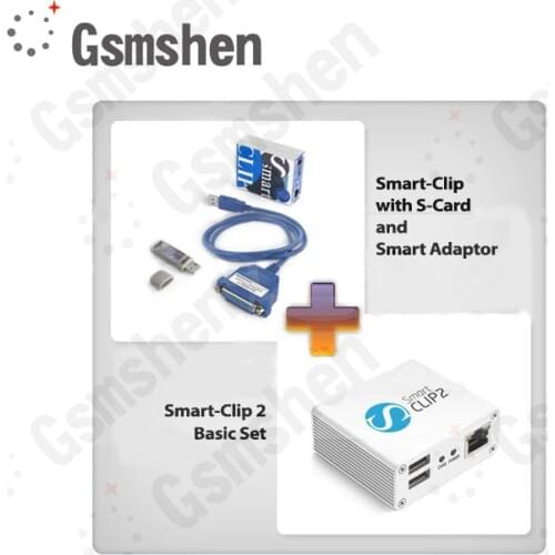 Gsmshen Smart - Clip 2 Basic Set and Smart-Clip with S-Card + Smart Adaptor