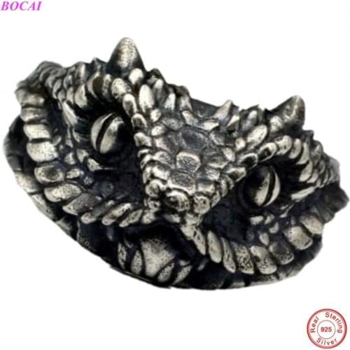 BOCAI Punk Rings For Men